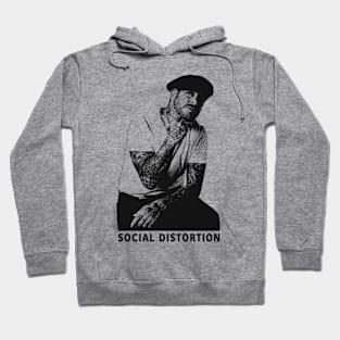 Mike Ness // pencil sketch Hoodie